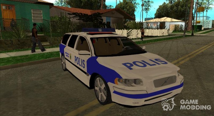 Volvo v70 шведская полиция для GTA San Andreas