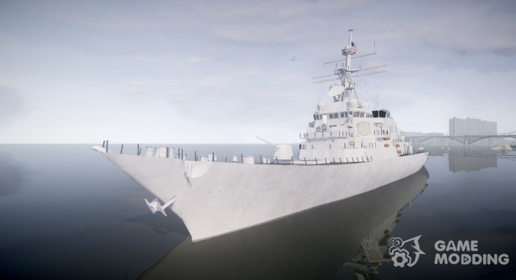 Эсминец ВМС США Арли Берк для GTA 4