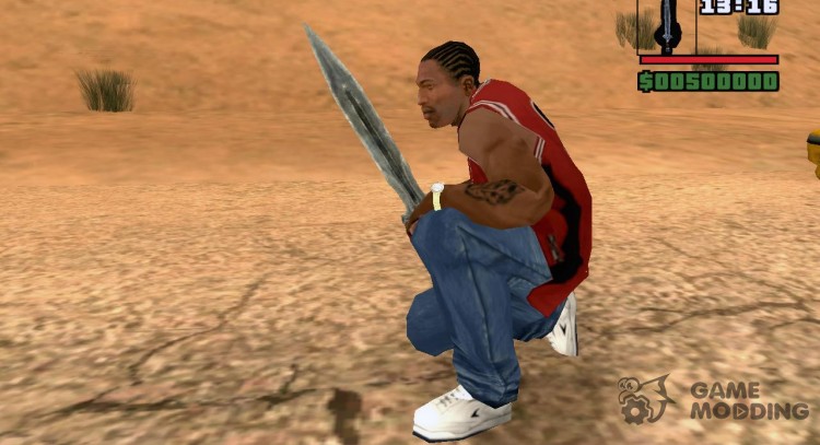 The imperial sword for GTA San Andreas