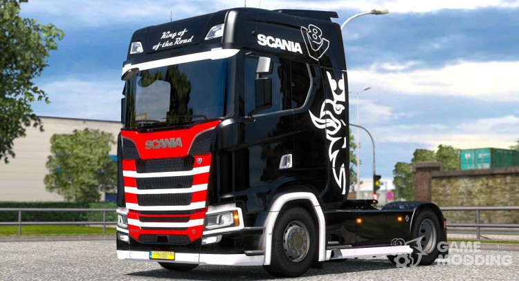 King of the Road para Scania S580 para Euro Truck Simulator 2