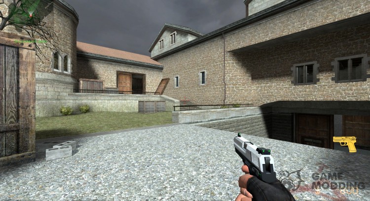 White And Black USP for Counter-Strike Source