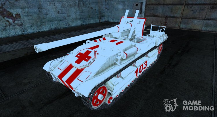 Шкурка ждя СУ-8 Скорая для World Of Tanks