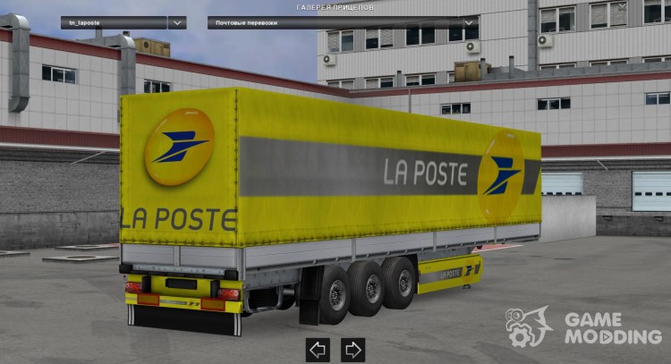 Post World Trailers Pack v 2.1 for Euro Truck Simulator 2