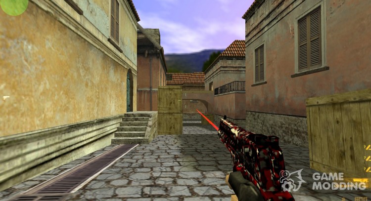 Camouflage Desert Eagle On PLATINIOX ANIMATION for Counter Strike 1.6