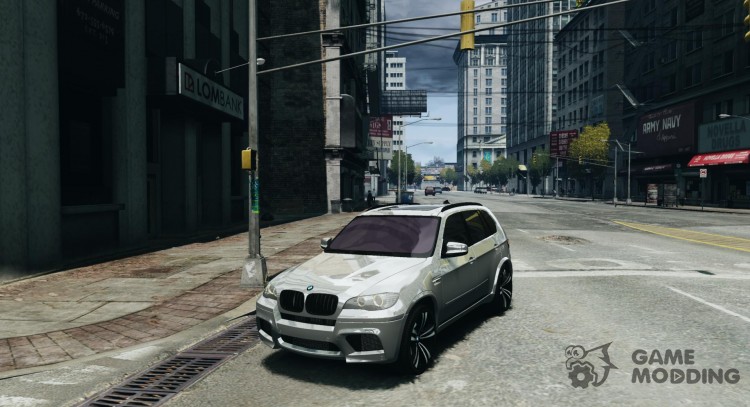BMW X5M cromo para GTA 4