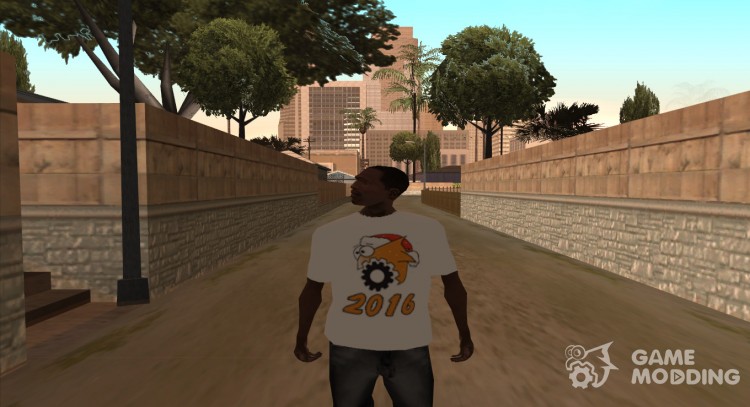 La nochevieja la camiseta Gamemodding para GTA San Andreas