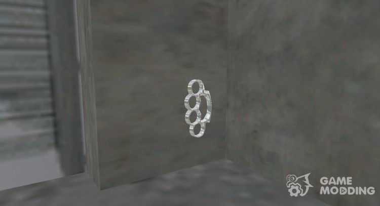 Silver brass knuckles HQ for GTA Vice City