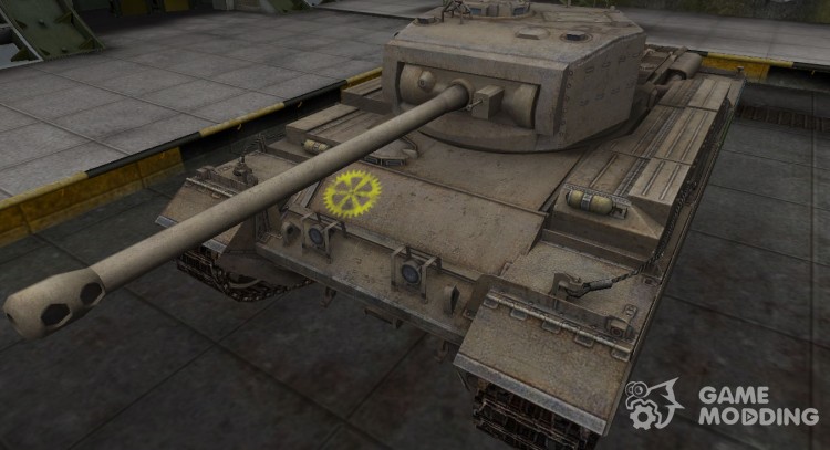 Contorno de la zona de ruptura del Caernarvon para World Of Tanks