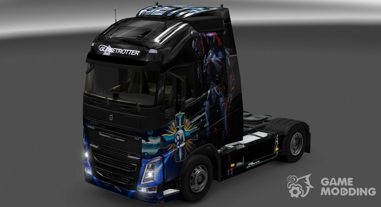 El skin de We are Geth para Volvo FH16 2012 para Euro Truck Simulator 2