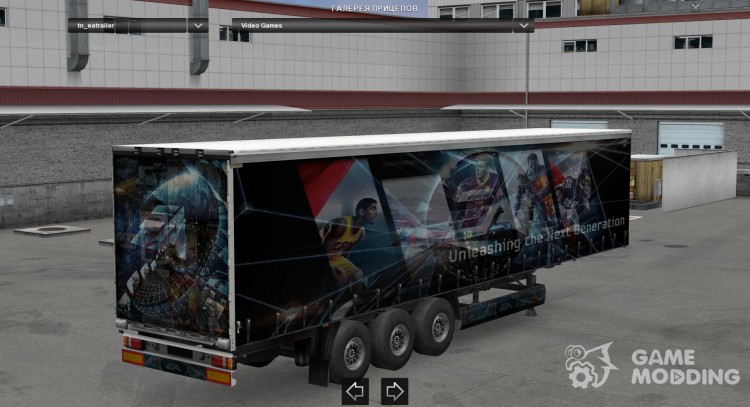 EA Trailer made by LazyMods para Euro Truck Simulator 2