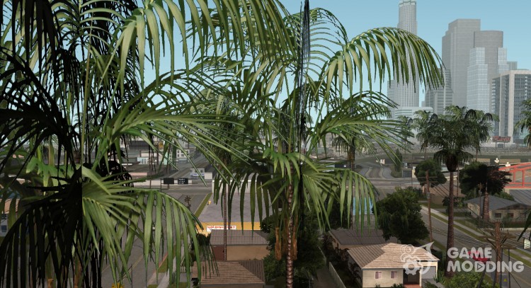 Vegetation original quality v3 для GTA San Andreas