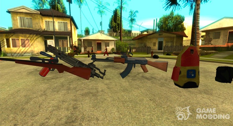 Оружие для GTA San Andreas