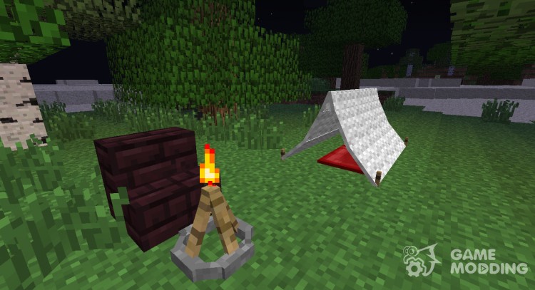 Camping Mod para Minecraft