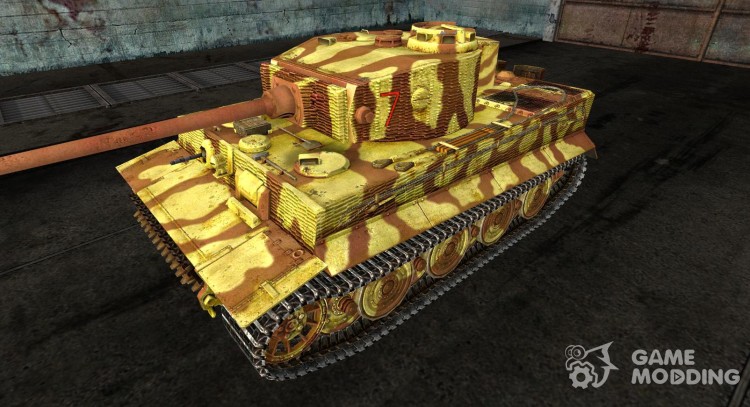 Skin for the Panzer VI Tiger 506 Germany 1944 for World Of Tanks