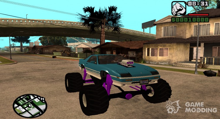 GTA 5 Imponte Ruiner Monster Truck для GTA San Andreas