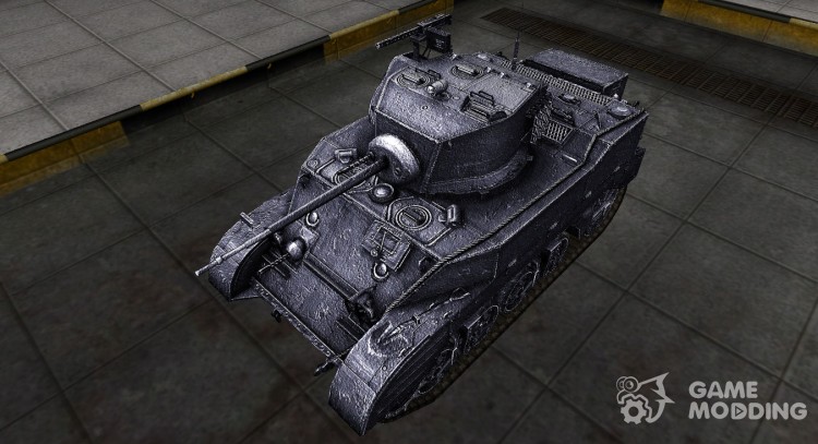 Dark skin para el M5 Stuart para World Of Tanks