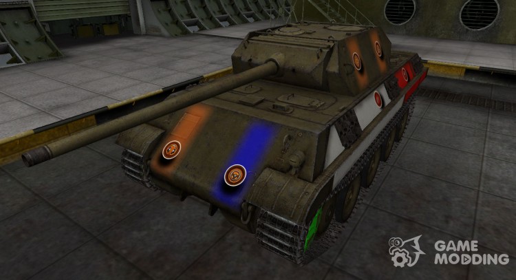 Качественный скин для Panther/M10 для World Of Tanks