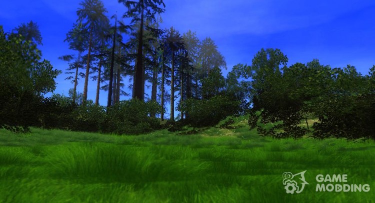 Natural Vegetation для GTA San Andreas