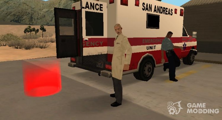 Be a blood donor for GTA San Andreas