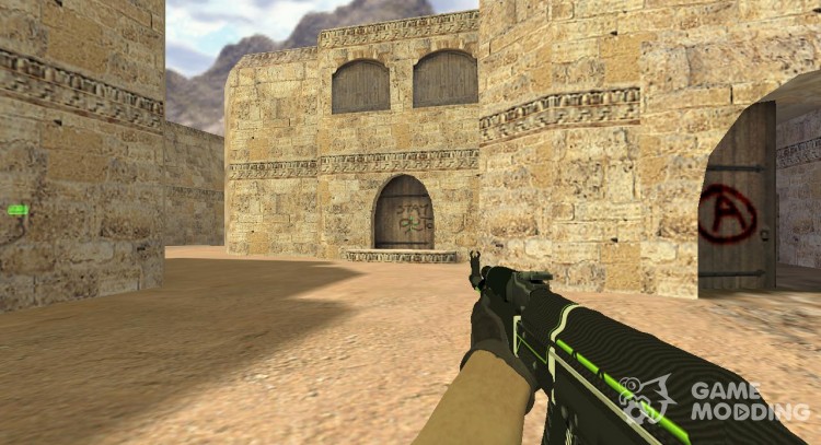 AK-47-Green Force for Counter Strike 1.6