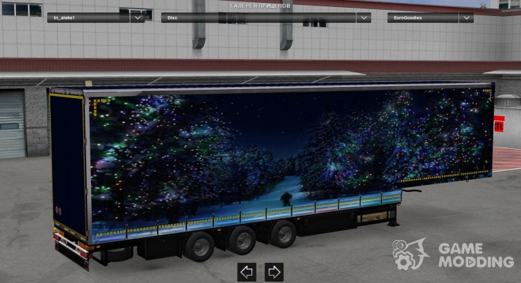Jumbo Winter Trailers Pack v2 para Euro Truck Simulator 2