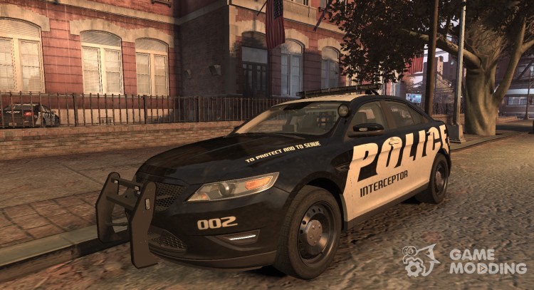 Ford Taurus Police Interceptor 2010 [ELS] for GTA 4