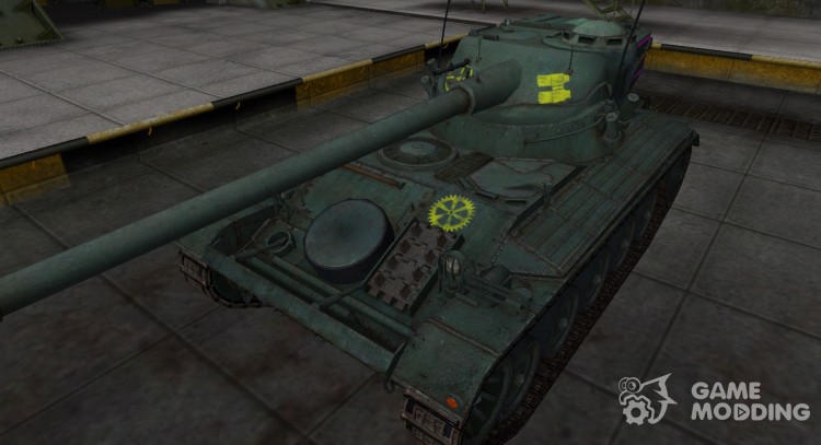 Контурные зоны пробития AMX 13 90 для World Of Tanks