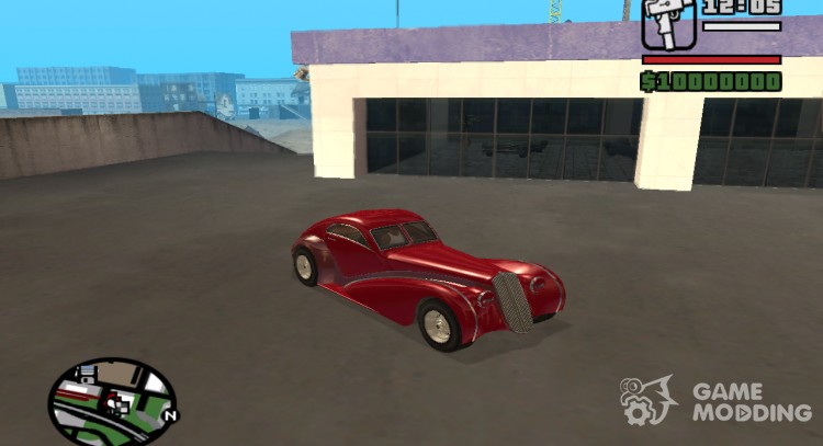 GTA V Truffade Z-Type для GTA San Andreas