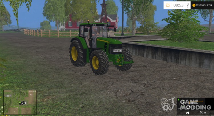 John Deere 6830 Premium v3.0 для Farming Simulator 2015