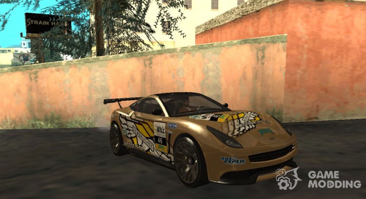 Dewbauchee Massacro Racecar GTA V для GTA San Andreas