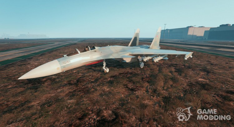 Су-37 Flanker-F v1.1 для GTA 5