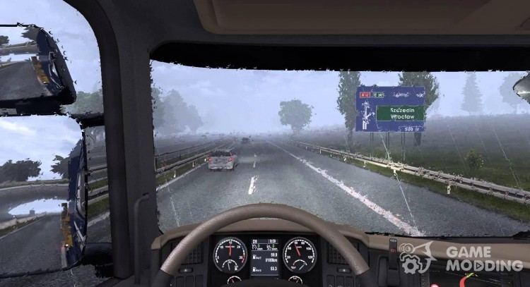 Лобовые стёкла v1.0 для Euro Truck Simulator 2