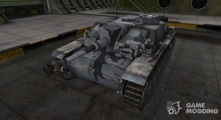 The skin for the German StuG III tank for World Of Tanks