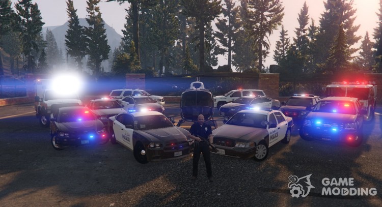 Police cars pack [ELS] для GTA 5