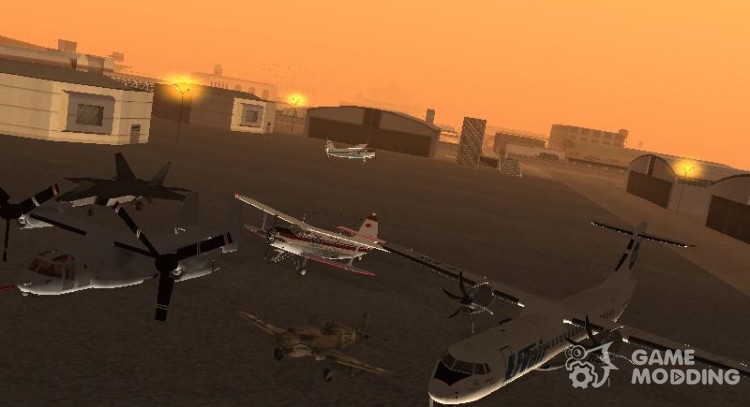 Пак новых самолётов для GTA San Andreas