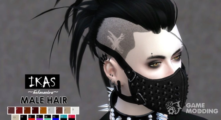 IKAS - Hair style для Sims 4