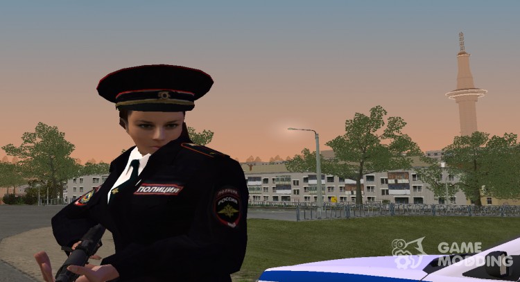 Полицейская девушка ППС России для GTA San Andreas