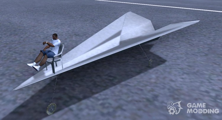 Paper Airplane for GTA San Andreas