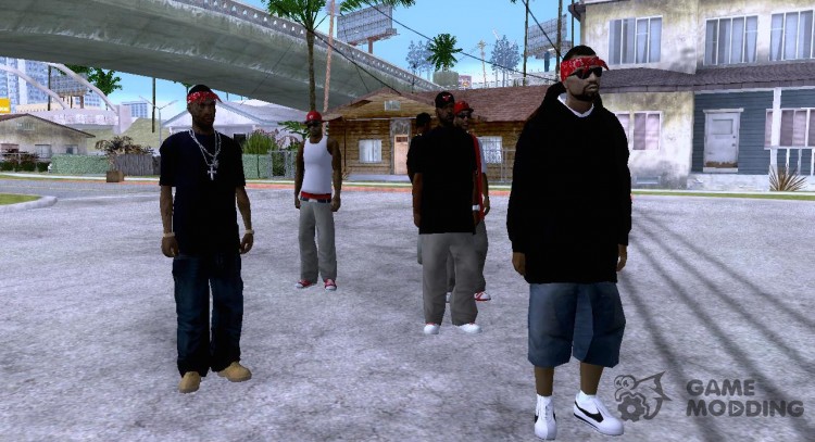 Sabage R-Town Bloods for GTA San Andreas