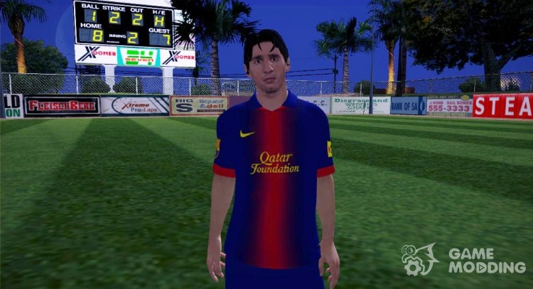 Lionel Messi Barcelona для GTA San Andreas