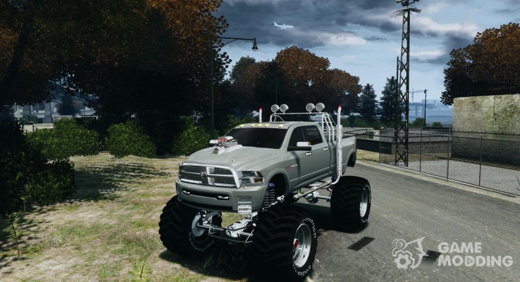 Dodge Ram 3500 2010 Monster Bigfut для GTA 4