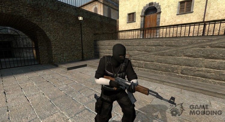 Gray And Black Terrorist for Counter-Strike Source