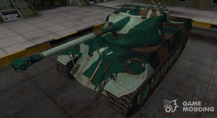 Французкий синеватый скин для Lorraine 40 t для World Of Tanks