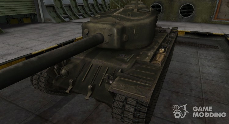 Emery cloth for American tank T34 for World Of Tanks