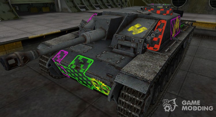 Качественные зоны пробития для StuG III для World Of Tanks