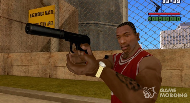 Exclusive!!! PM with a silencer for GTA SA from TViStyleR for GTA San Andreas
