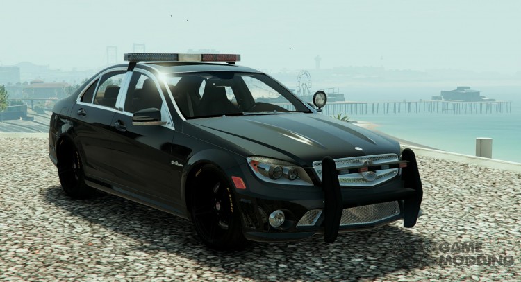 Mercedes-Benz C63 AMG Police for GTA 5