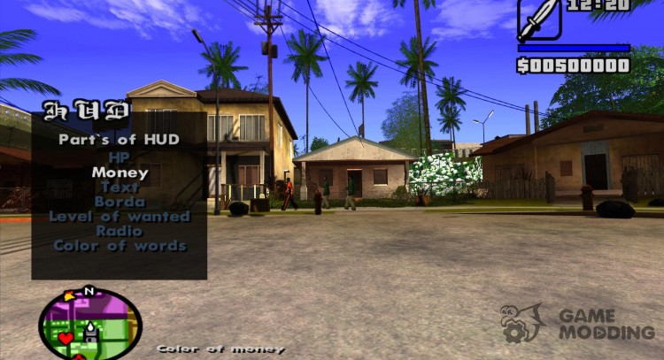 Change The Hud Colors for GTA San Andreas