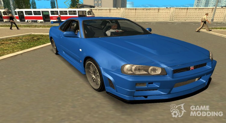 2002 Nissan Skyline GT-R R34 для GTA San Andreas