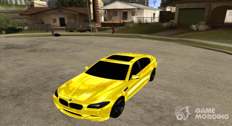 BMW M5 F10 oro para GTA San Andreas